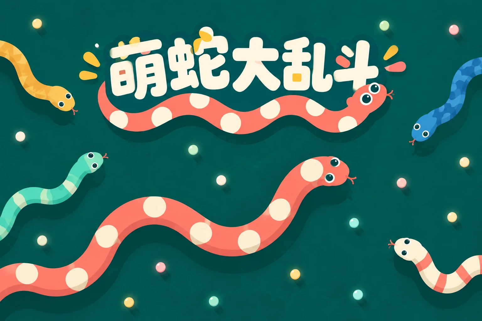 萌蛇大乱斗游戏封面